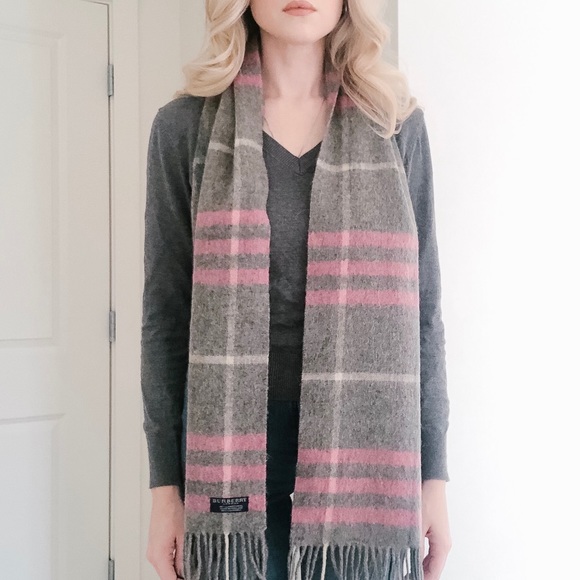 Burberry Accessories - Authentic PINK Burberry Scarf!